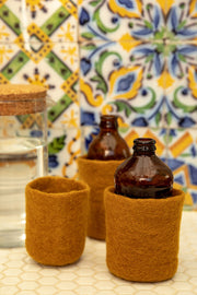 Set of three pots